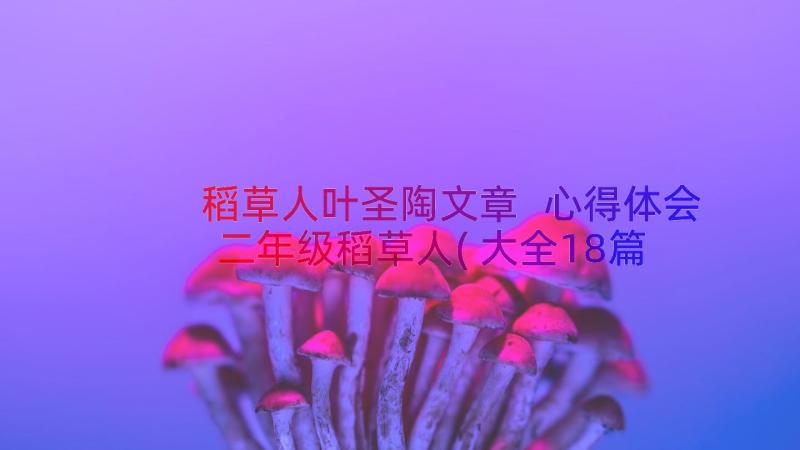 稻草人叶圣陶文章 心得体会二年级稻草人(大全18篇)