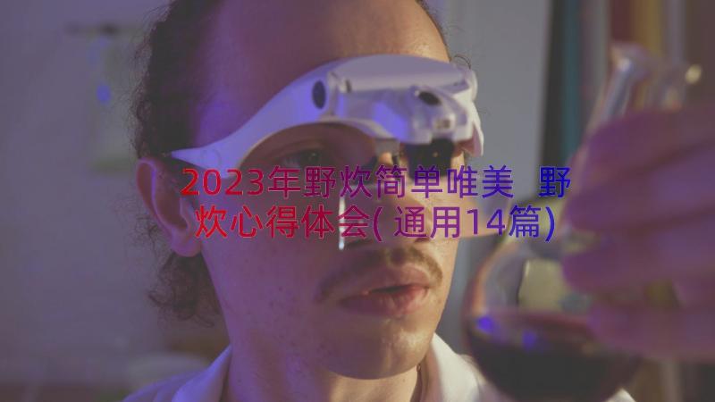 2023年野炊简单唯美 野炊心得体会(通用14篇)