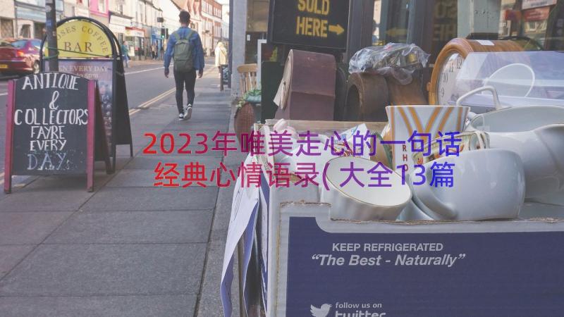 2023年唯美走心的一句话经典心情语录(大全13篇)