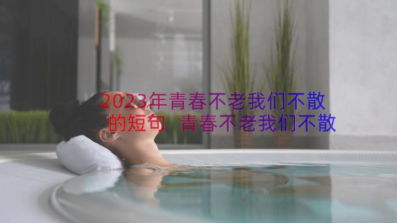 2023年青春不老我们不散的短句 青春不老我们不散(优秀8篇)