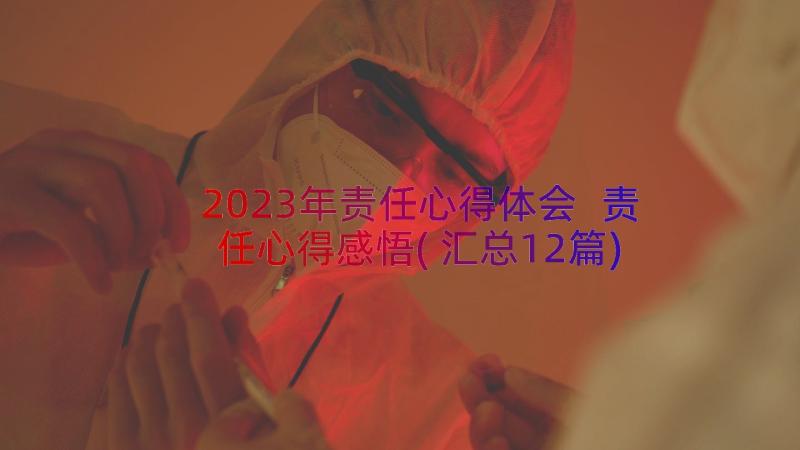 2023年责任心得体会 责任心得感悟(汇总12篇)