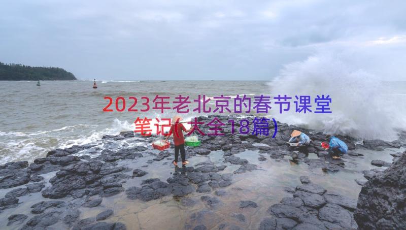 2023年老北京的春节课堂笔记(大全18篇)