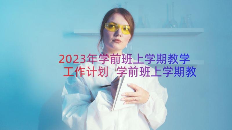 2023年学前班上学期教学工作计划 学前班上学期教育教学工作计划(优质8篇)