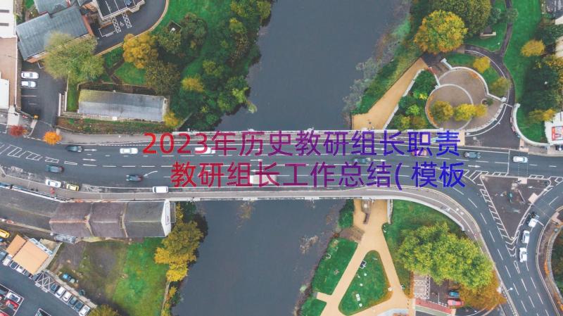 2023年历史教研组长职责 教研组长工作总结(模板6篇)