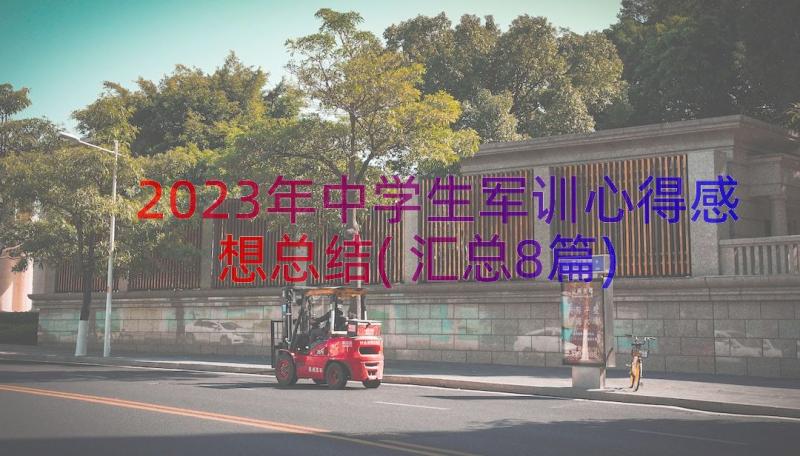 2023年中学生军训心得感想总结(汇总8篇)