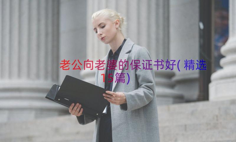 老公向老婆的保证书好(精选15篇)