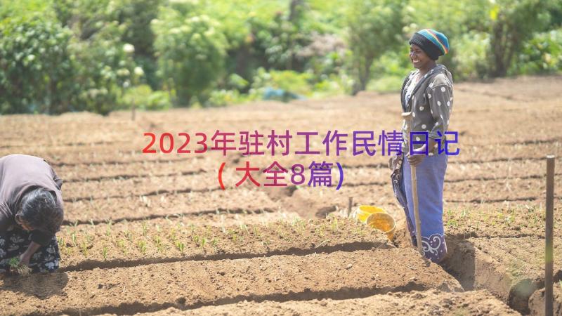 2023年驻村工作民情日记(大全8篇)