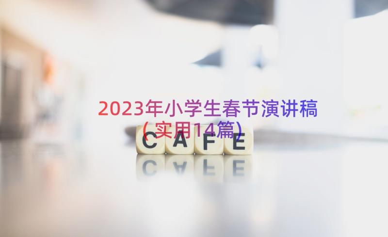 2023年小学生春节演讲稿(实用14篇)