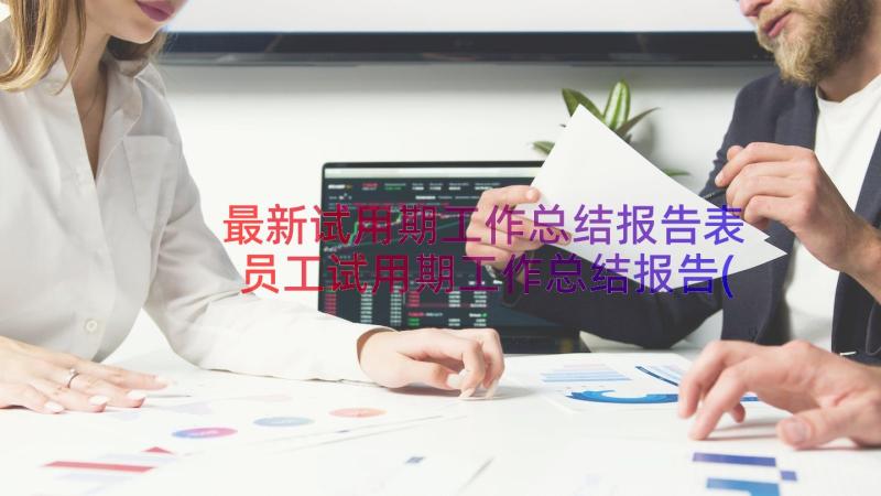 最新试用期工作总结报告表 员工试用期工作总结报告(优秀15篇)