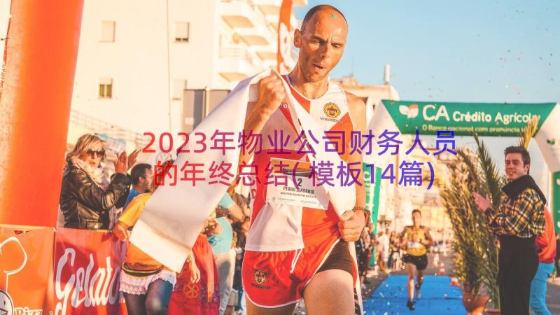 2023年物业公司财务人员的年终总结(模板14篇)