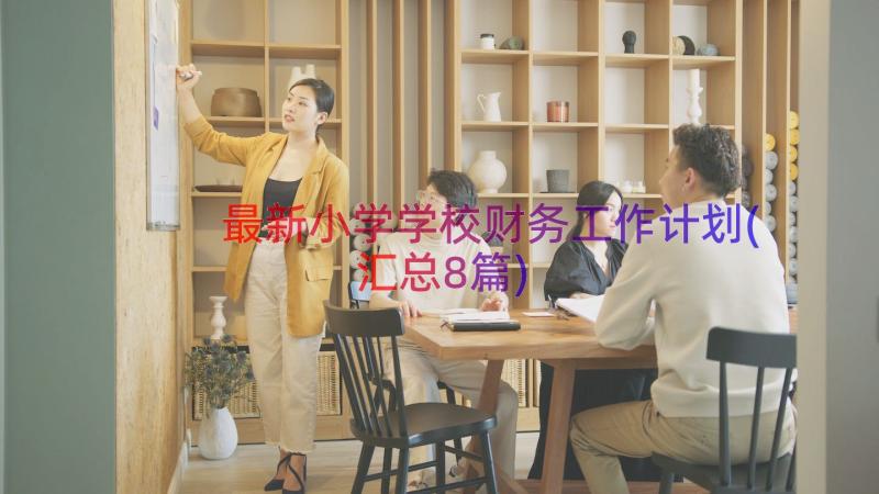 最新小学学校财务工作计划(汇总8篇)