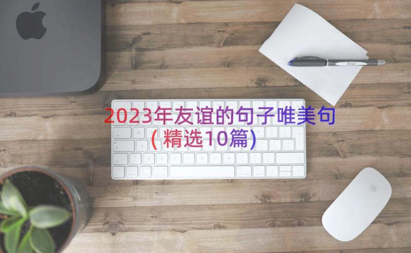 2023年友谊的句子唯美句(精选10篇)