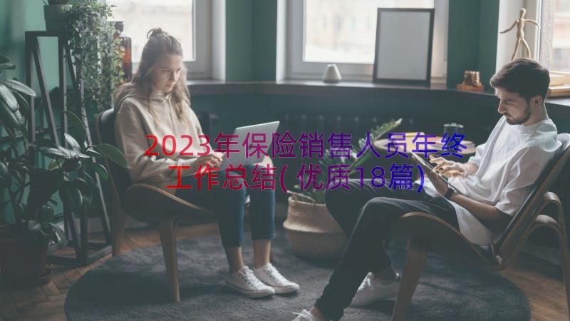 2023年保险销售人员年终工作总结(优质18篇)