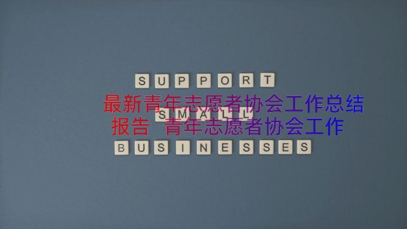 最新青年志愿者协会工作总结报告 青年志愿者协会工作总结(模板17篇)