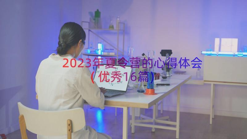 2023年夏令营的心得体会(优秀16篇)