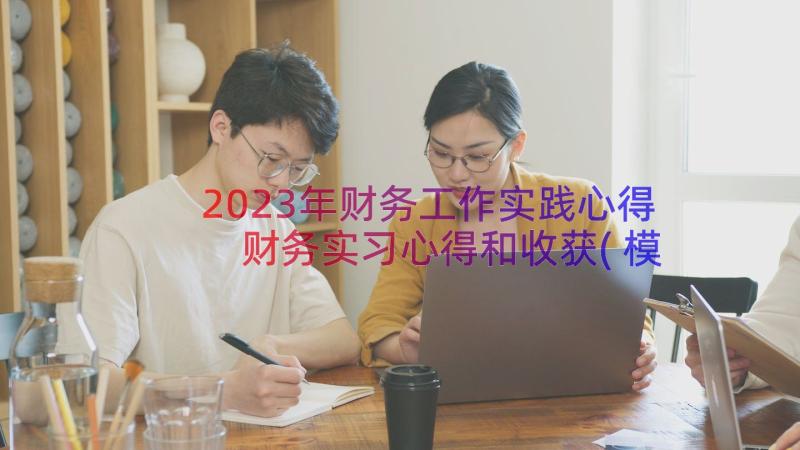 2023年财务工作实践心得 财务实习心得和收获(模板19篇)