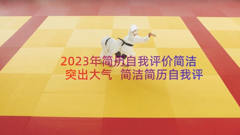 2023年简历自我评价简洁突出大气 简洁简历自我评价(汇总19篇)