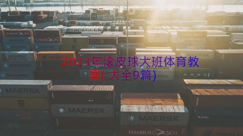 2023年滚皮球大班体育教案(大全9篇)