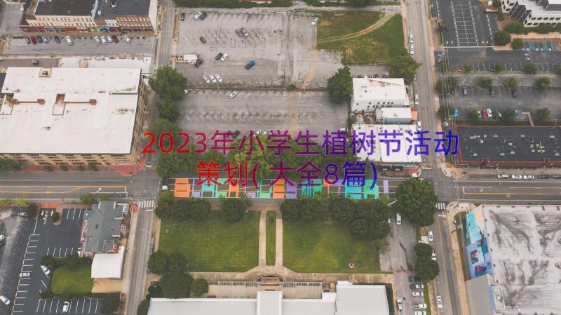 2023年小学生植树节活动策划(大全8篇)