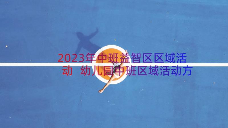 2023年中班益智区区域活动 幼儿园中班区域活动方案(精选9篇)