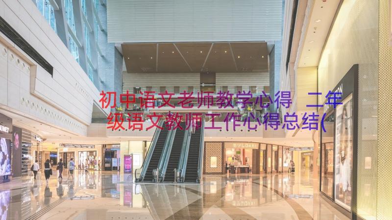 初中语文老师教学心得 二年级语文教师工作心得总结(汇总10篇)