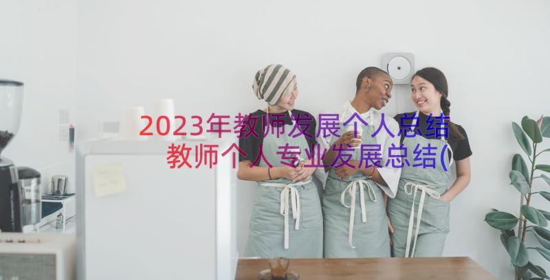 2023年教师发展个人总结 教师个人专业发展总结(实用15篇)