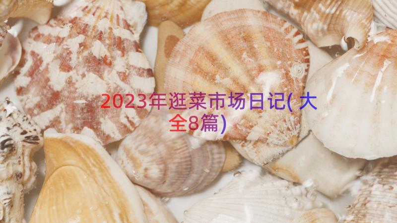 2023年逛菜市场日记(大全8篇)