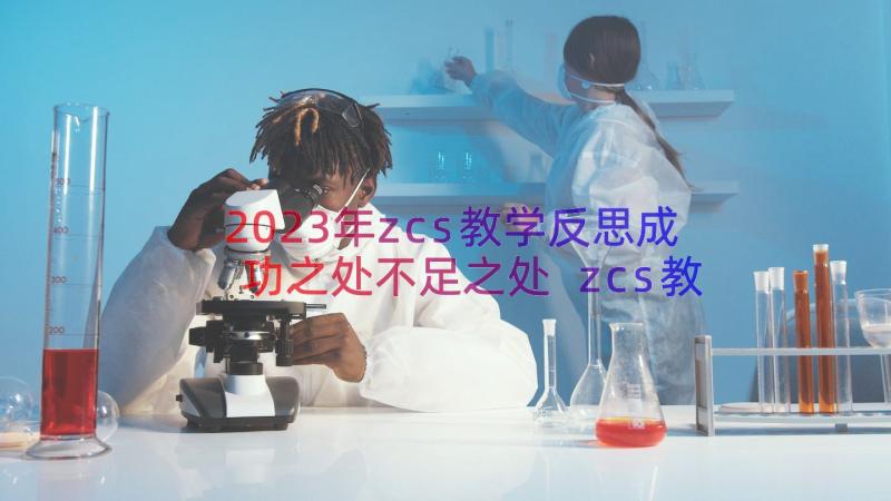 2023年zcs教学反思成功之处不足之处 zcs教学反思(实用8篇)