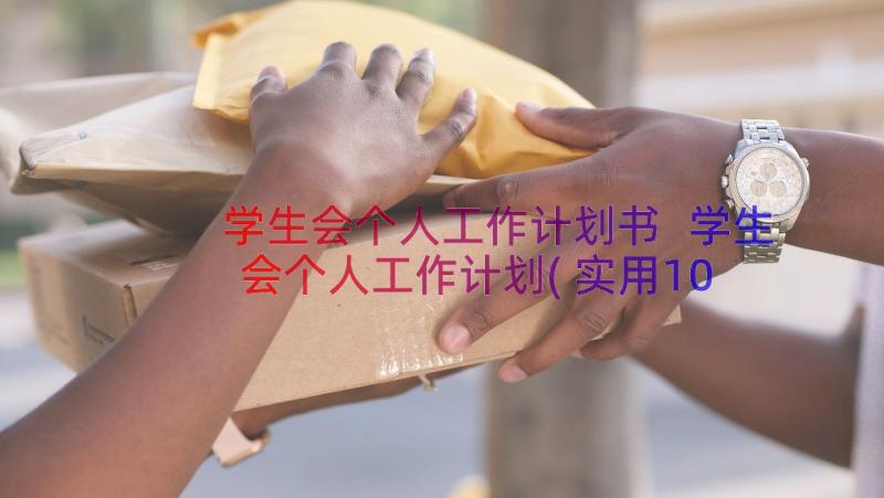 学生会个人工作计划书 学生会个人工作计划(实用10篇)