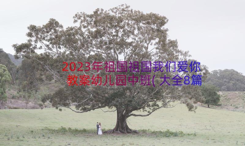 2023年祖国祖国我们爱你教案幼儿园中班(大全8篇)