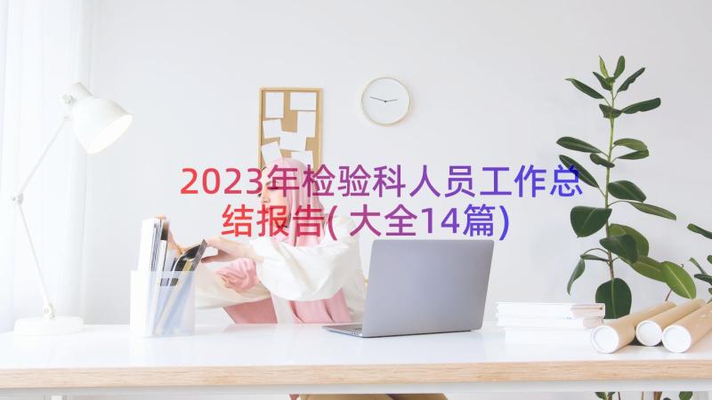 2023年检验科人员工作总结报告(大全14篇)