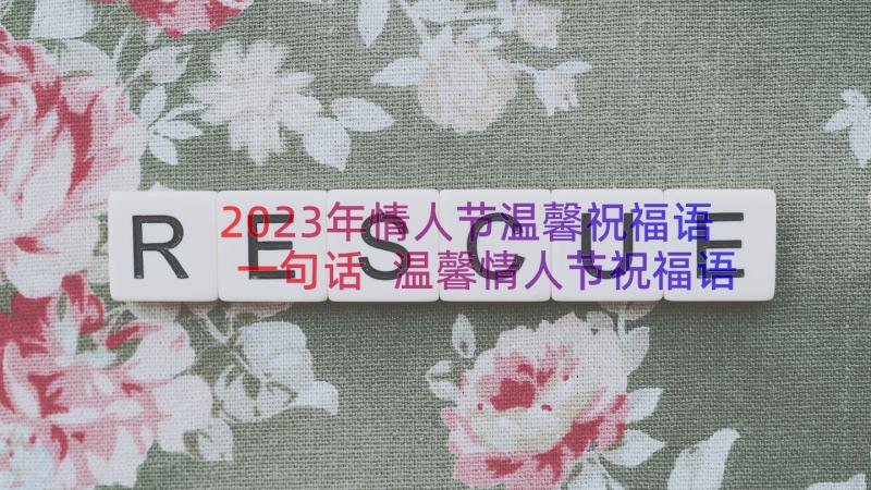 2023年情人节温馨祝福语一句话 温馨情人节祝福语(实用19篇)