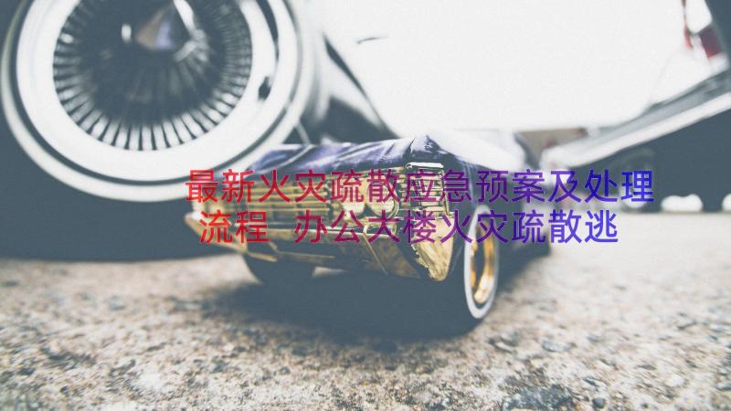 最新火灾疏散应急预案及处理流程 办公大楼火灾疏散逃生应急预案(模板8篇)