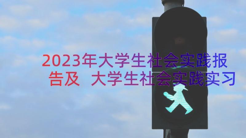 2023年大学生社会实践报告及 大学生社会实践实习报告(汇总13篇)