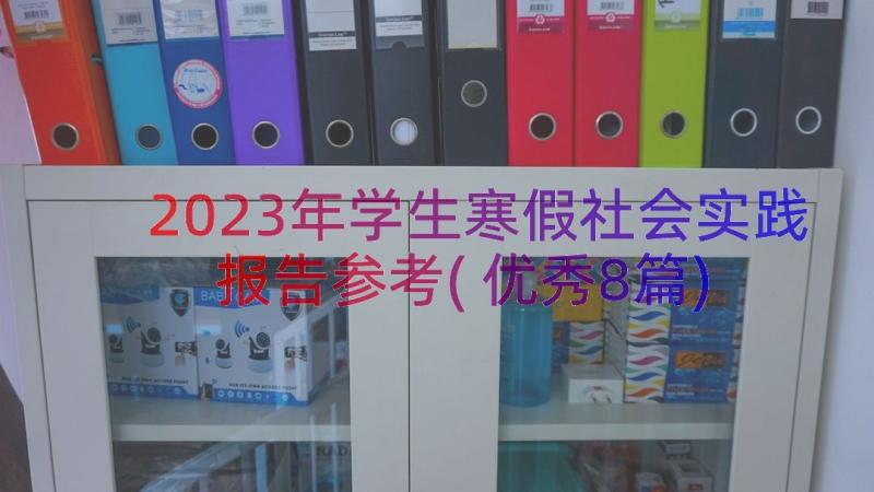 2023年学生寒假社会实践报告参考(优秀8篇)