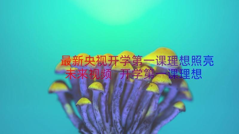 最新央视开学第一课理想照亮未来视频 开学第一课理想照亮未来学生心得体会(优秀11篇)