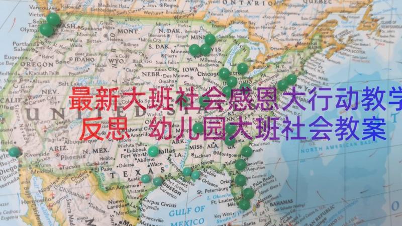 最新大班社会感恩大行动教学反思 幼儿园大班社会教案感恩(通用8篇)