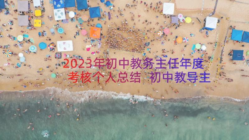 2023年初中教务主任年度考核个人总结 初中教导主任年度考核个人总结(模板8篇)