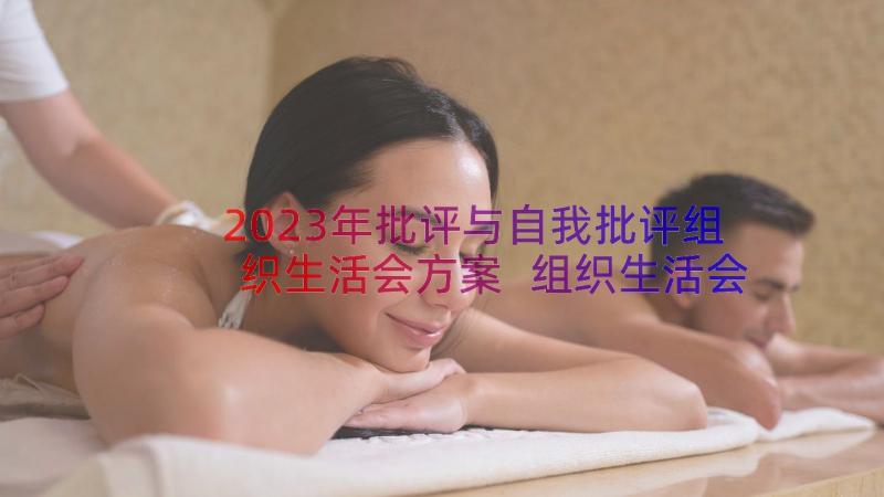 2023年批评与自我批评组织生活会方案 组织生活会批评与自我批评会议记录集合(通用8篇)