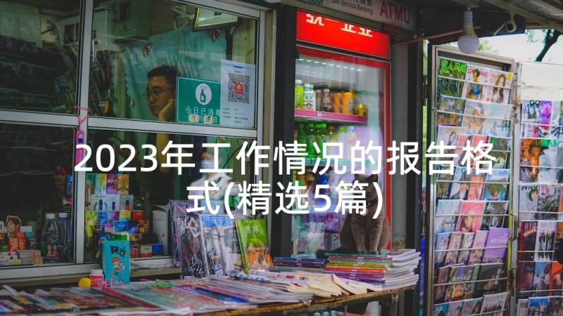 2023年工作情况的报告格式(精选5篇)