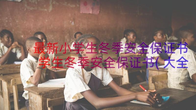 最新小学生冬季安全保证书 学生冬季安全保证书(大全12篇)