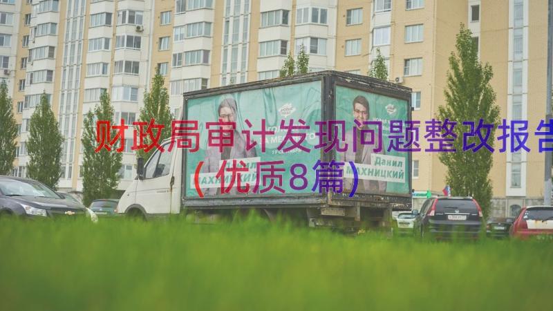 财政局审计发现问题整改报告(优质8篇)