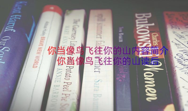 你当像鸟飞往你的山内容简介 你当像鸟飞往你的山读后感(优质17篇)