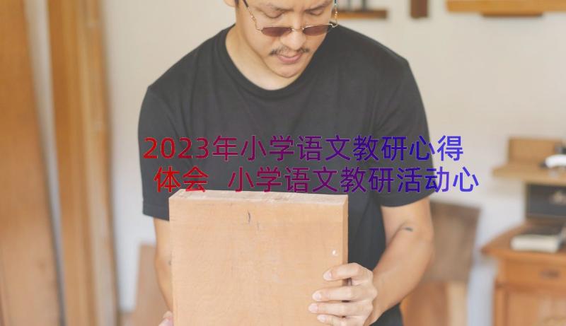 2023年小学语文教研心得体会 小学语文教研活动心得体会(模板8篇)