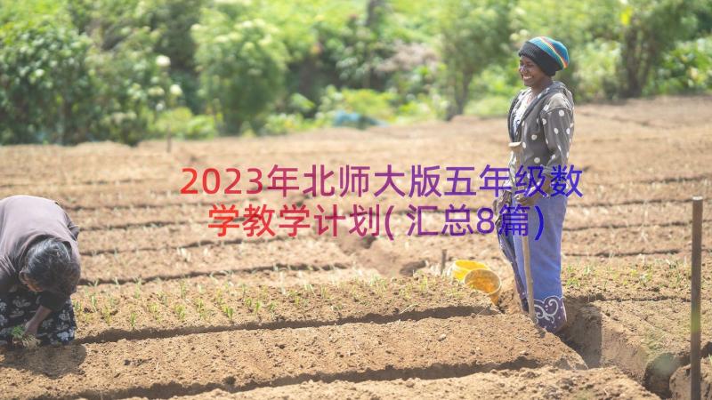 2023年北师大版五年级数学教学计划(汇总8篇)