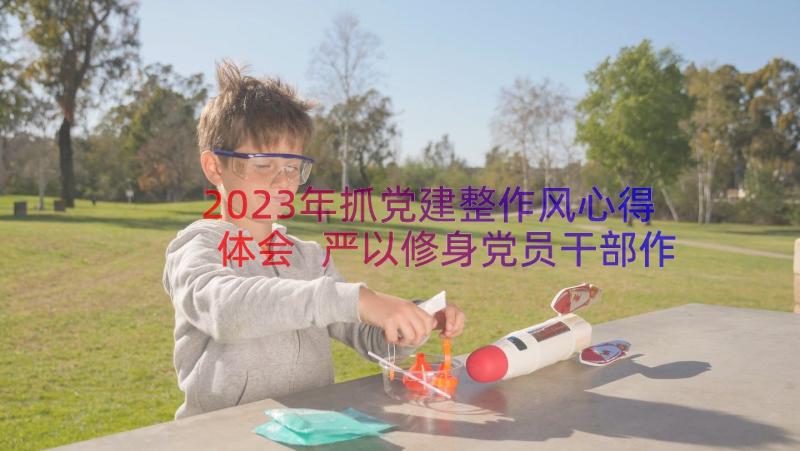 2023年抓党建整作风心得体会 严以修身党员干部作风建设心得体会(汇总8篇)