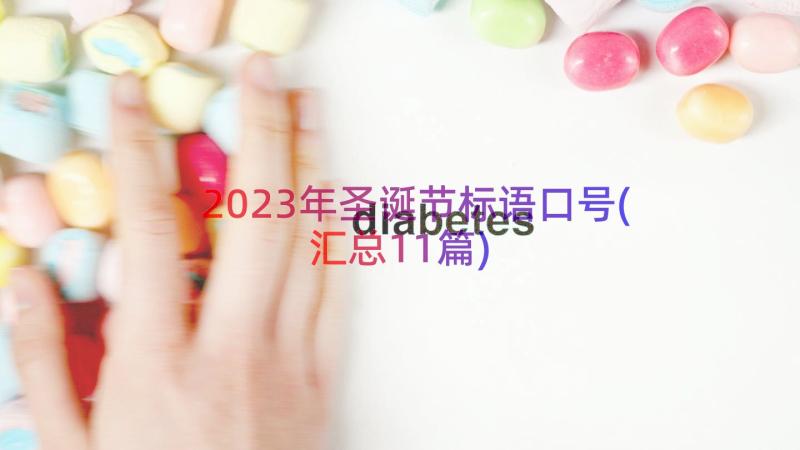 2023年圣诞节标语口号(汇总11篇)