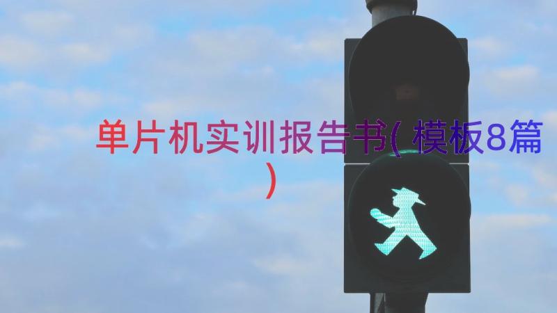 单片机实训报告书(模板8篇)