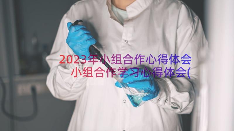 2023年小组合作心得体会 小组合作学习心得体会(精选17篇)