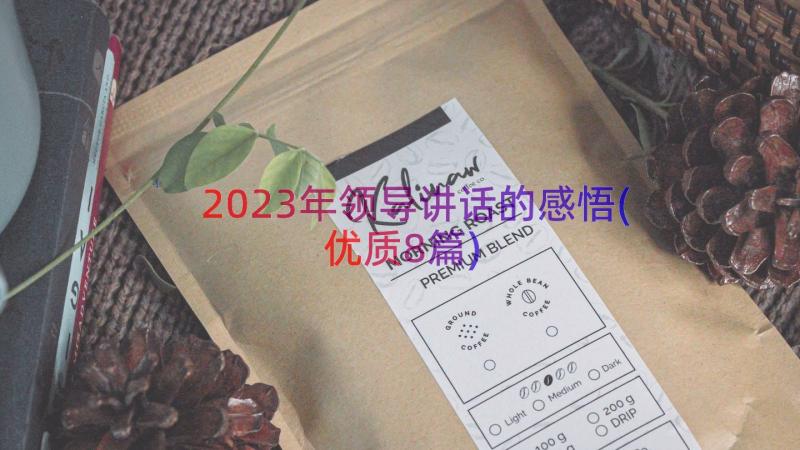 2023年领导讲话的感悟(优质8篇)